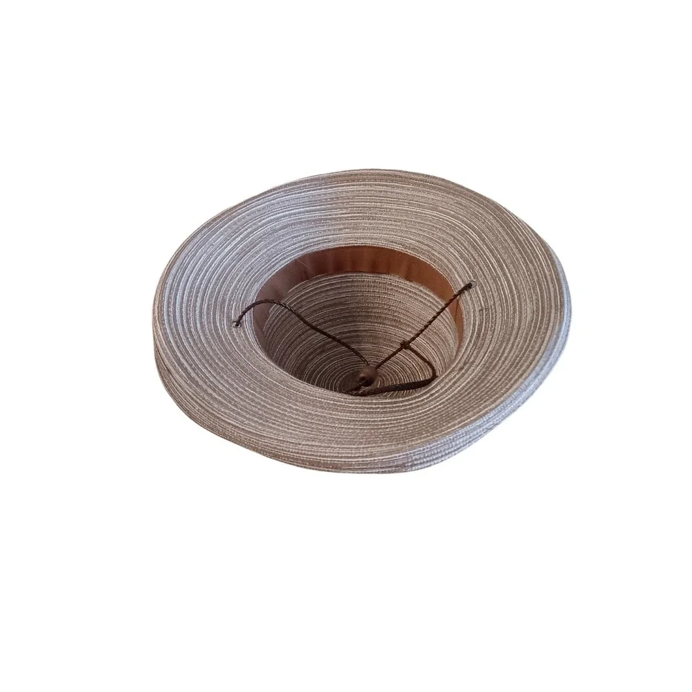 San Diego Hat Company Beige Wide Brim Sun Hat with Chin Cord